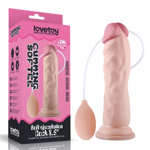 Фаллоимитатор - Soft Ejaculation Cock 8.5