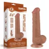 Фалоімітатор - Sliding-Skin Dual Layer Dong 8 Brown 3