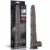 Фаллоимитатор - Dual Layered Bendable Silicone Cock XXL 16 Black
