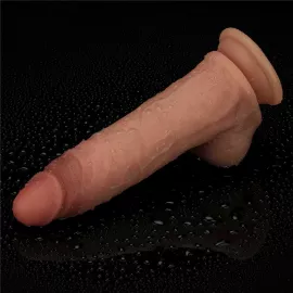 Фаллоимитатор - Sliding Skin Pro Dual Layer Silicone Dong 8.5 Flesh 1 - 11