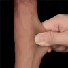 Фаллоимитатор - Sliding Skin Pro Dual Layer Silicone Dong 9 Flesh