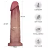 Фаллоимитатор - Sliding Skin Pro II Dual Layer Silicone Dong 9 Flesh