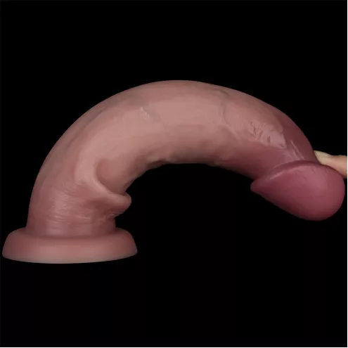 Фаллоимитатор - Sliding Skin Pro II Dual Layer Silicone Dong 9 Flesh