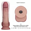Реалистичный вибратор - Vibrating Sliding Skin Pro II Dual Layer Silicone Dong 8 Flesh