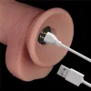 Реалистичный вибратор - Vibrating Sliding Skin Pro II Dual Layer Silicone Dong 8.5 Flesh