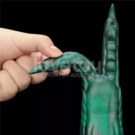 Вібростимулятор - Double-Claw Vibrating Silicone Dildo Savage Charm - 2