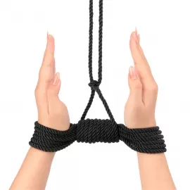Мотузка - Rebellion Reign Black Bondage Rope, 10 м - 6