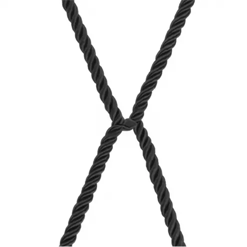 Мотузка - Rebellion Reign Black Bondage Rope, 10 м