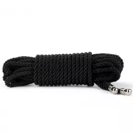 Мотузка - Rebellion Reign Black Bondage Rope, 10 м - 4
