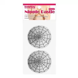 Пестіси - Reusable Spider Glittering Nipple Pasties - 1