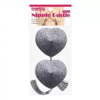 Пестисы - Reusable Glitter Heart Tassel Nipple Pasties