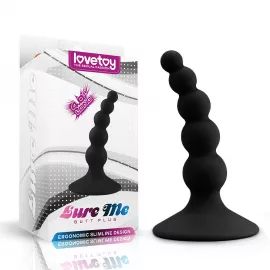 Анальная пробка - Lure Me Beaded Butt Plug 4 - 1