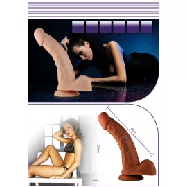 Вибратор – Real Extreme Vibrating Dildo 8.5 - 5