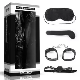 Набор БДСМ – Deluxe Bondage Kit (маска, вибратор, наручники, кляп) - 1