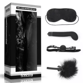 Набор БДСМ - Deluxe Bondage Kit (маска, вибратор, кляп, перышко) - 1
