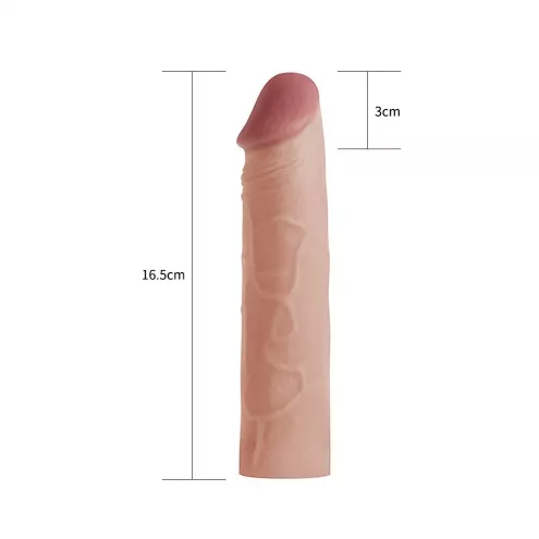 Подовжуюча насадка на пеніс Pleasure X-Tender Penis Sleeve