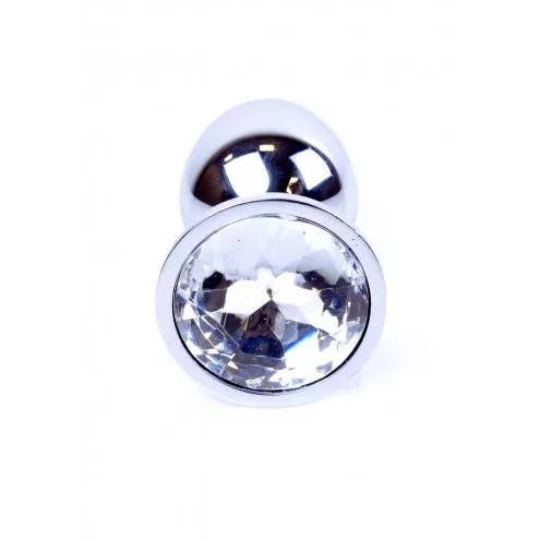 Анальная пробка B - Series Plug-Jewellery Silver PLUG- Clear