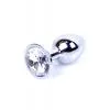 Анальная пробка B - Series Plug-Jewellery Silver PLUG- Clear