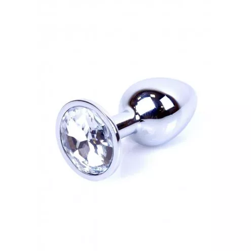 Анальная пробка B - Series Plug-Jewellery Silver PLUG- Clear