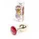Анальна пробка Jawellery Gold PLUG Red