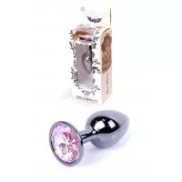 Анальний корок Jewellery Dark Silver PLUG Rose