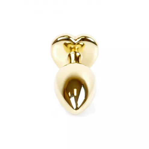 Анальна пробка Jawellery Gold Heart PLUG Green