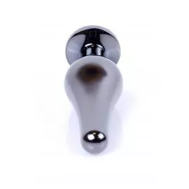 Анальна пробка Jawellery Dark Silver Butt Plug Rose - 5