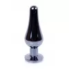 Анальна пробка Jawellery Dark Silver Butt Plug Rose