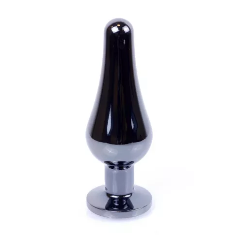 Анальна пробка Jawellery Dark Silver Butt Plug Rose