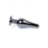 Анальна пробка Jawellery Dark Silver Butt Plug Rose