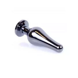 Анальна пробка Jawellery Dark Silver Butt Plug Rose - 4