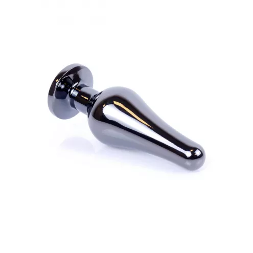 Анальна пробка Jawellery Dark Silver Butt Plug Rose