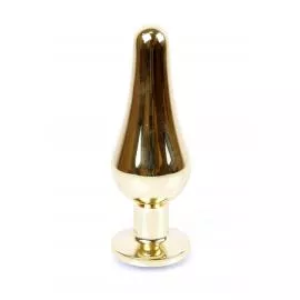 Анальна пробка Jawellery Gold BUTT PLUG Green - 3