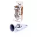 Анальна пробка Jawellery Silver BUTT PLUG Black