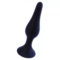 Анальная пробка B - Series HeavyFun Silicone, черная, экстра большая