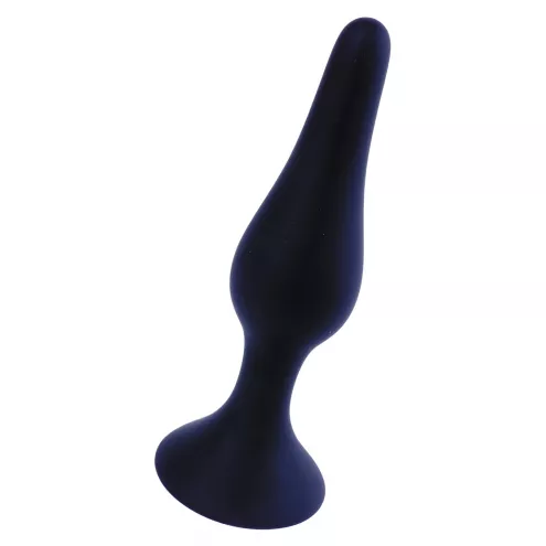 Анальная пробка B - Series HeavyFun Silicone, черная, экстра большая