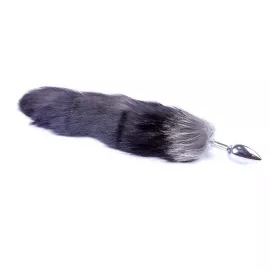 Анальная пробка с хвостом Fox TAIL Black XXL - 3