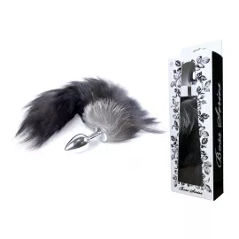 Анальная пробка с хвостом Fox TAIL Black XXL - 1