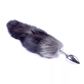 Анальная пробка с хвостом Fox TAIL Black XXL - 4