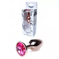 Анальна пробка B - Series HeavyFun Jewellery Red Gold Plug, золотисто-рожева