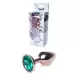 Анальна пробка Jewellery Red Gold PLUG Green