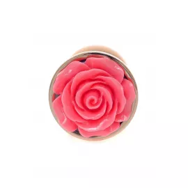 Анальна пробка Jewellery Red Gold PLUG ROSE-Pink - 7