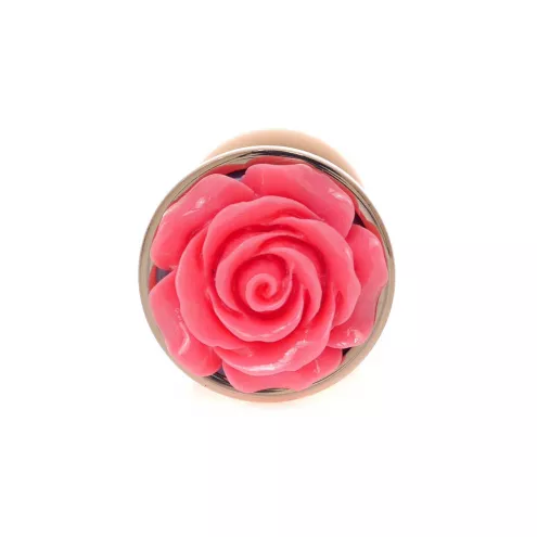 Анальна пробка Jewellery Red Gold PLUG ROSE-Pink