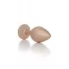 Анальна металева пробка Plug-Jewellery Pearl Gold PLUG- Clear M