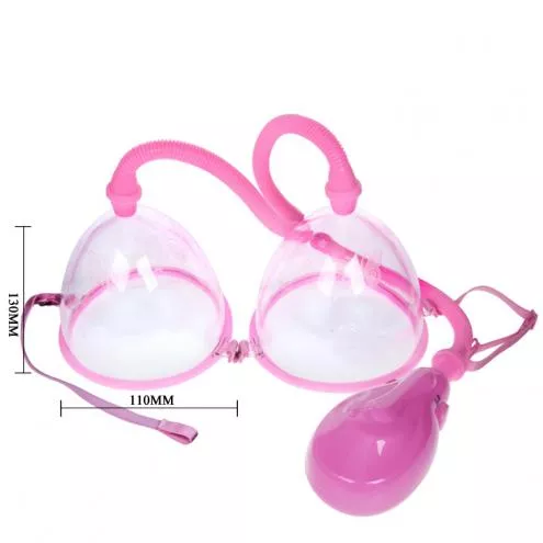 Вакуумна помпа для грудей - Breast Pump Enlarge With Twin Cups Vibrating