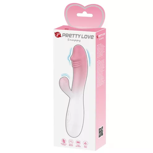 Вібратор - Pretty Love Snappy White/Light Pink