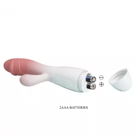 Вібратор - Pretty Love Snappy White/Light Pink - 8