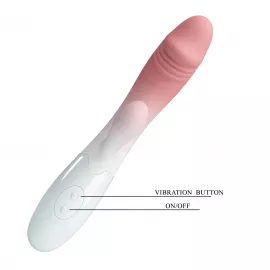 Вібратор - Pretty Love Snappy White/Light Pink - 2