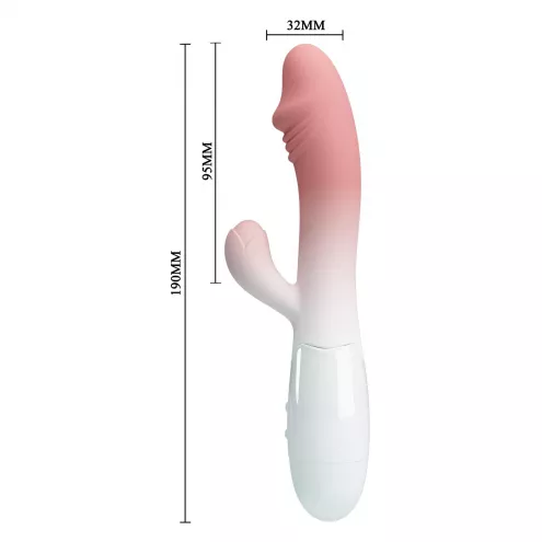 Вібратор - Pretty Love Snappy White/Light Pink