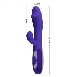 Вібратор - Pretty Love Snappy Vibrator Blue - 4